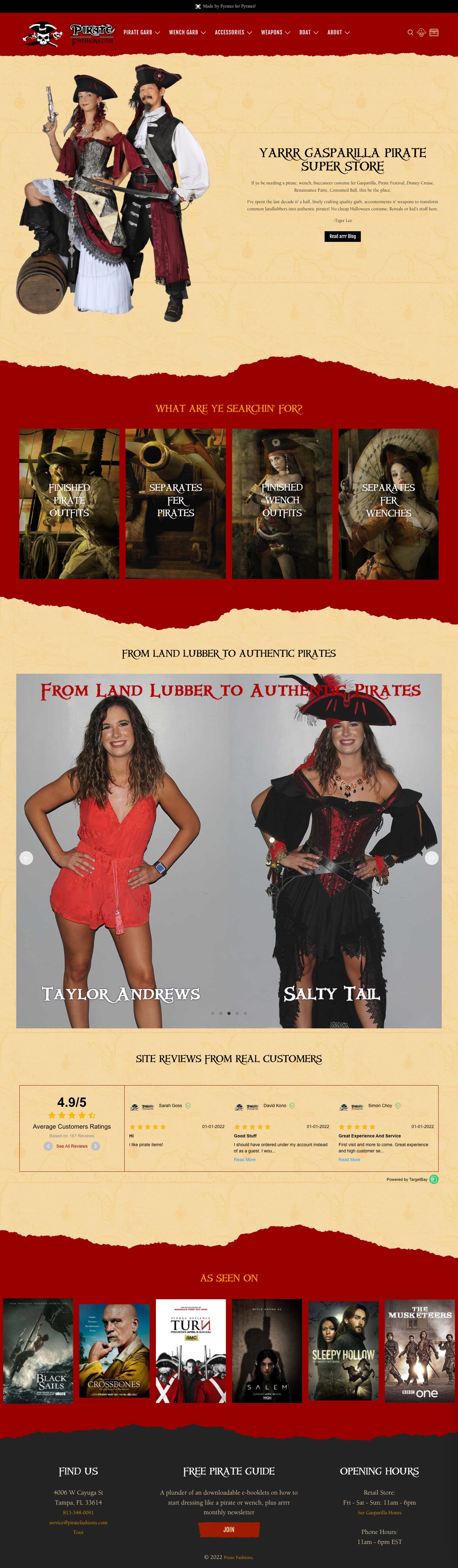 Pirate Fashions